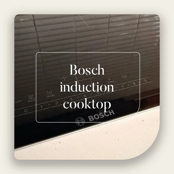 Bosch induction cooktop