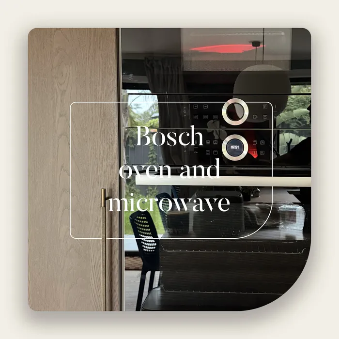 Bosch oven and microwave
